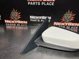 2012 FORD MUSTANG GT LH DRIVER SIDE VIEW MIRROR WHITE OEM #822