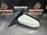 2011 FORD MUSTANG GT LH DRIVER SIDE VIEW MIRROR WHITE OEM #4065