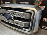 11-16 FORD F250/350/450 SUPER DUTY PLATINUM FRONT GRILLE LOADED OEM #3938