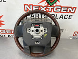 2011 FORD F250 KING RANCH LEATHER STEERING WHEEL OEM #505