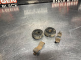 04-06 PONTIAC GTO RADIATOR RUBBER HOLD DOWN DONUTS WITH BRACKETS OEM #1438