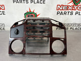 2010 FORD F250 RADIO BEZEL CLIMATE CONTROL WOOD TRIM  BEZEL #518