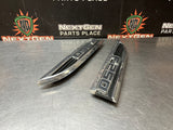 2011 FORD F250 DIESEL LH RH DRIVER PASSENGER SIDE FENDER EMBLEMS OEM #1210