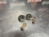 04-06 PONTIAC GTO RADIATOR RUBBER HOLD DOWN DONUTS WITH BRACKETS OEM #1438