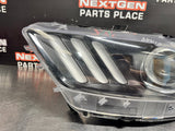 2016 FORD MUSTANG GT LH DRIVER SIDE XENON HEADLIGHT OEM #939