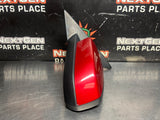 2011 FORD MUSTANG GT LH DRIVER SIDE HEATED VIEW RED MIRROR OEM #1595