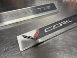 14-19 C7 CORVETTE DOOR SILL PLATES OEM 22789326 #1604