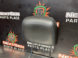 10-14 FORD MUSTANG GT FRONT RH/LH HEADREST LEATHER W BLUE STITCH OEM #996