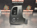 2011 CHEVY SILVERADO 2500 DRIVER LEFT DASH VENT HEADLIGHT SWICH HOUSING OEM 1070