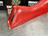 97-04 C5 CORVETTE LH SIDE SEAT BELT TRIM FIRETHORN RED OEM 10258545 #1150