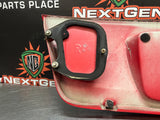 04-06 PONTIAC GTO LICENSE PLATE TRUNK FILLER PANEL TORRID RED OEM #1027