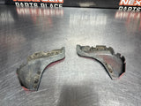 04-06 PONTIAC GTO TORRID RED ROCKER PANEL END CAP PAIR OEM #1027