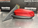 2011 FORD MUSTANG GT LH DRIVER SIDE VIEW MIRROR RUBY RED OEM #1024