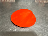 2015 FORD MUSTANG GT FUEL DOOR GAS LID TANK COVER ORANGE OEM #688