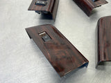 2008 FORD F250 LH AND RH FRONT AND REAR DOOR WOODGRAIN WINDOW SWITCH SET OEM #493