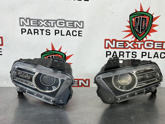 2014 FORD MUSTANG GT RH AND LH SIDE XENON HEADLIGHTS OEM #284