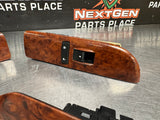 2012 CHEVY SILVERADO K2500 CREW CAB WOOD LH RH RR LR POWER WINDOW SWITCHES #936