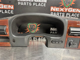 2006 FORD F350 LARIAT BLK WOODGRAIN DASH RADIO CLUSTER BEZEL TRIM LOADED OEM 769
