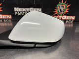 2019 FORD MUSTANG GT LH DRIVER SIDE VIEW MIRROR WHITE OEM #1643