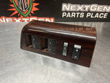 2008 FORD F250 6.4 LH AND RH FRONT AND REAR DOOR WINDOW SWITCH SET WOOD OEM 1099