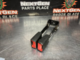 2015 GMC SIERRA 2500 REAR CENTER SEAT BELT BUCKLE RECEIVERS W BRACKET OEM #1335