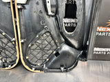 97-04 C5 CORVETTE DOOR PANELS BLCK and OAK OEM #1368