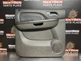 2011 GMC DENALI 1500 LH DRIVER REAR LEATHER DOOR PANEL OEM #889