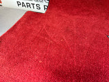 1999 CORVETTE C5 AFTERMARKET RED LLOYD MATS REAR CARGO CARPET #628