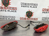 2016 FORD MUSTANG GT LF RF 4 PISTON BRAKE CALIPERS RED OEM #363