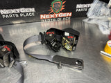 2005 C6 CORVETTE FRONT SEAT BELTS DRIVER / PASSENGER BLK OEM #1468