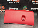 2007 C6 CORVETTE GLOVE BOX/ TRIM RED OEM #1080