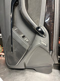 2012 CADILLAC CTS-V COUPE INTERIOR LH RH FRONT DOOR PANELS BLACK/WOODGRAIN OEM #1592