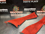 04-06 PONTIAC GTO CENTER CONSOLE TRIM PANELS RED OEM #1306