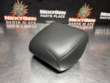 10-14 FORD MUSTANG GT FRONT RH/LH HEADREST LEATHER W BLUE STITCH OEM #996