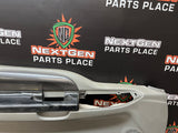 2004 FORD F250 FRONT LH DRIVER DOOR PANEL GREY W/ CARBON FIBER OEM #944