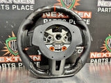 2019 FORD MUSTANG GT CARBON FIBER STEERING WHEEL WITH OEM PADDLES #1362