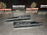 2016 FORD F250 DIESEL LH RH DRIVER PASSENGER SIDE FENDER EMBLEMS OEM #1370