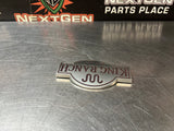 2015 FORD F350 KING RANCH TAILGATE EMBLEM OEM #1246