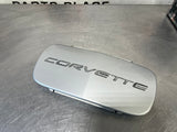 97- 04 C5 CORVETTE FRONT LICENSE PLATE COVER SILVER OEM 10256977 #671