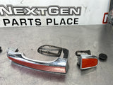 2009 PONTIAC G8 PAINTED LH RH SIDE EXTERIOR DOOR HANDLES FRONT & REAR IGNITION ORANGE #397