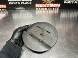 2015 FORD MUSTANG GT FUEL DOOR GAS LID TANK COVER MAGNETIC GRAY METALLIC OEM 950