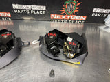 2005 C6 CORVETTE FRONT SEAT BELTS DRIVER / PASSENGER BLK OEM #1468