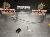 2013 C6 CORVETTE HATCH TRUNK RELEASE CABLE WITH BUTTON AND KEY OEM #1038
