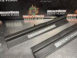 2011 FORD MUSTANG GT LH AND RH ILLUMINATED DOOR SILL TRIM SET OEM #1557