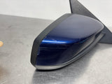 10-14 FORD MUSTANG GT RH PASSENGER SIDE VIEW MIRROR KONA BLUE OEM #1494