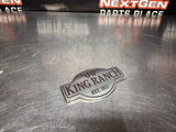 2011 FORD F250 KING RANCH TAILGATE EMBLEM OEM #1148