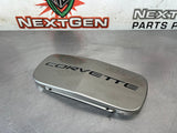 97- 04 C5 CORVETTE FRONT LICENSE PLATE COVER PEWTER OEM 10256977 #651