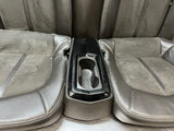 12-15 CADILLAC CTS-V COUPE REAR BLACK LEATHER/ SUEDE SEATS OEM #1233