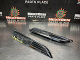 2015 FORD F350 DIESEL LH RH DRIVER PASSENGER SIDE FENDER EMBLEMS OEM #1142