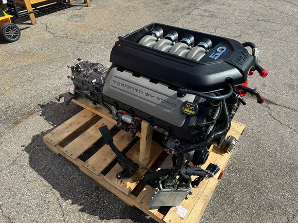 2015 FORD MUSTANG GT GEN 2 COYOTE 5.0 MT-82 2WD ENGINE TRANSMISSION PULLOUT #576